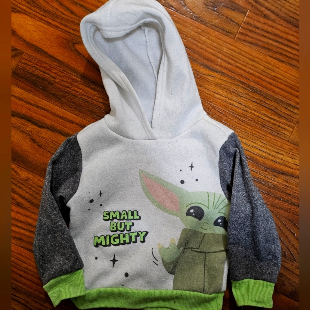 Boys star wars baby yoda hoodie